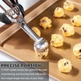 thumbnail image 4 of Small Cookie Scoop Set Include TSP / TSP / TSP Cookie Dough Scoops Ice Cream Scoopers Stainless Steel Cookies Scoops for Baking Good Soft Grips Quick Trigger Release, 4 of 9