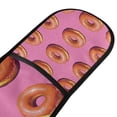 thumbnail image 4 of Yayeee Double Oven Mitt Kitchen Heat Resistant Baking 35" x7" Quilted Glove, Pink Doughnuts, 4 of 6
