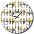 thumbnail image 1 of Designart 'Diamond Retro Viii Horloge Murale Mid-Century Modern, 1 of 1
