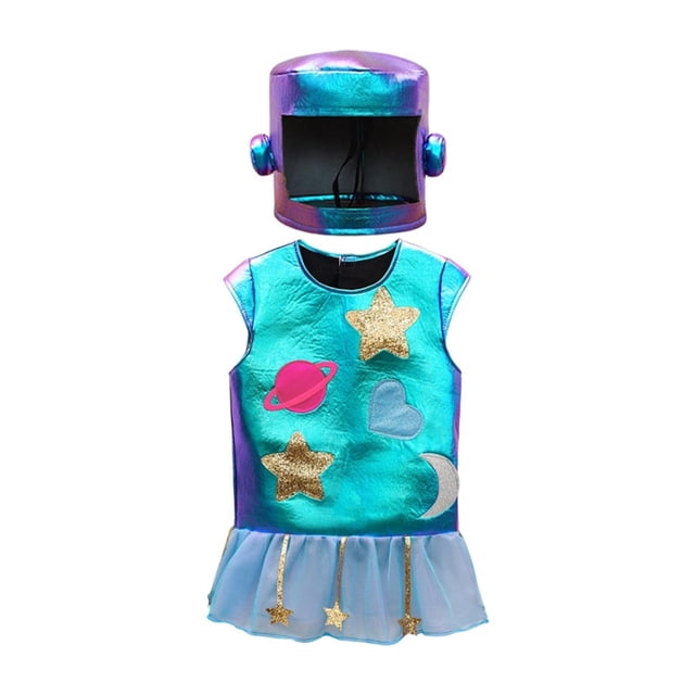 Disfraz de astronauta para niñas, accesorio para fotos, ideal para eventos, guardería o Pascua. M