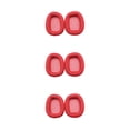 thumbnail image 4 of Almohadillas de Auriculares Methold Cojín Malla Color sólido Piezas de repuesto para G433 Rojo, 4 of 6