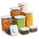 thumbnail image 1 of Contenedores de comida Tourdeus Airtight Pop, juego de 10 piezas sin BPA, 1 of 7
