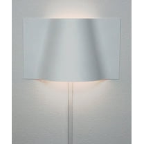 LED "Surface Wave" Alluring Curved Metal Wall Light 10"h x 16"w