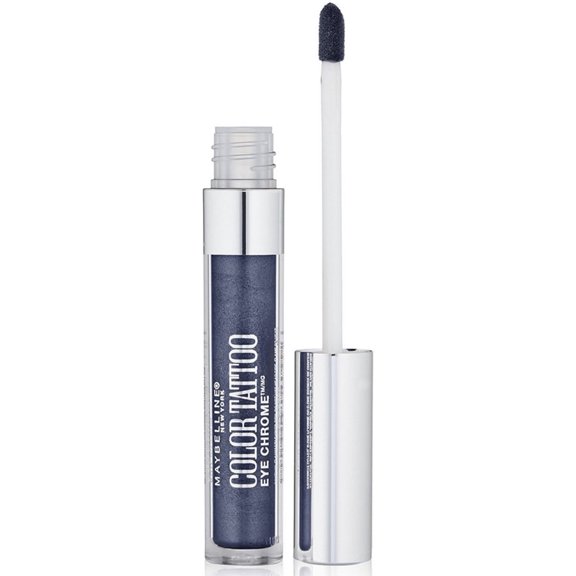 Maybelline Color Tattoo Eye Chrome Eyeshadow, Bold Sapphire 0.11 oz (Pack of 3)