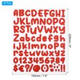 thumbnail image 2 of Uxcell Alphabet Letters Numbers Stickers, 6 Sheets Self Adhesive Capital Decal, Red, 2 of 6