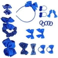 thumbnail image 3 of 20pcs accesorios de cabello azul arcos de cabello clips cabello brochies diadema para niñas, 3 of 5