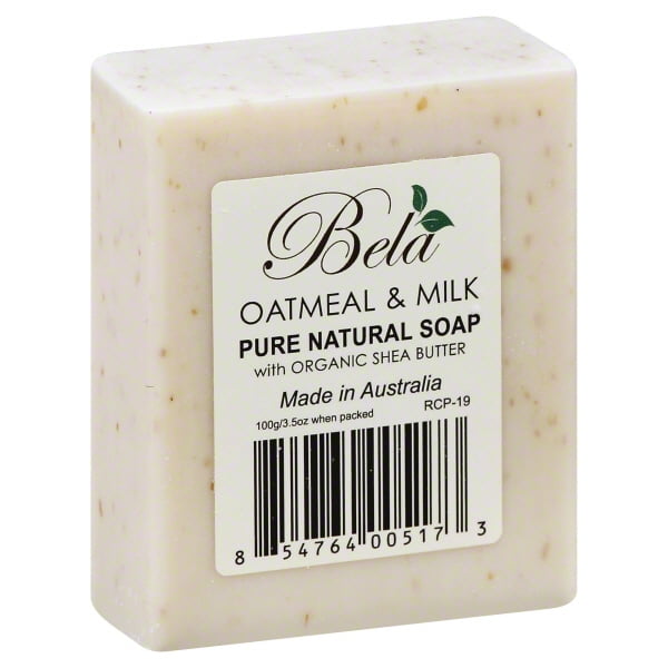 Bela Pure Natural Oatmeal Milk Body Cleansing Bar Soap 3 5 Oz Walmart Com Walmart Com