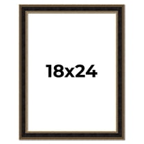18x24 Frame Gold Antique Vintage Sold Wood Picture Frame | 1.75 Inch Moulding Width | Interior