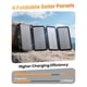 thumbnail image 3 of Banco de energía solar SOARAISE 48000mAh con 4 paneles solares, 3 of 7