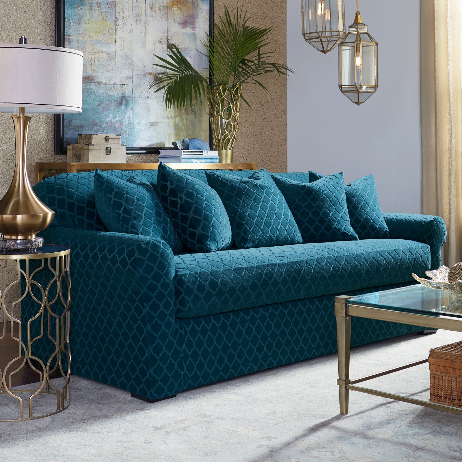 Sure Fit Stretch Grand Marrakesh 2Piece Sofa Slipcover