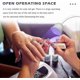 thumbnail image 3 of Led Uv Nail Lamp, Mini Lotus Hands Free Light Rotatable Nail Dryer Quick Dry Nail Polish Curing Lamp Gooseneck Flash Cure Light--(niubi), 3 of 3