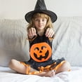 thumbnail image 6 of PYPESEEWY Clearance Home Storage Halloween Pumpkin Shape Funny and Tricky Children'S Portable Candy Bucket 4Pc, 6 of 7