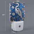 Daiia Blue Heron Floral Garden Pattern Plugin LED Backlit Night Light