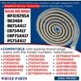 thumbnail image 3 of Whole Parts Range/Oven Lower Door Seal Gasket (Includes 23 Mounting Clips) Part# WB41T10003 - Replacement & Compatible with Some GE and Kenmore Ranges or Ovens, 3 of 7