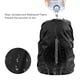 thumbnail image 3 of Cubierta impermeable LAMA 2 pzs mochila M 26L-40L Negro, 3 of 3
