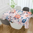thumbnail image 5 of GZHJMY Owl Tablecloth, Rectangle Waterproof Washable Polyester Table Cover for Picnic Dinner Holiday Party Decor, 60 x 120 Inch, 5 of 7