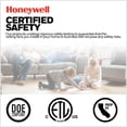 thumbnail image 6 of Honeywell Sirro 52 Inch Ceiling Fan with Light and Remote, 3 Brown Blades, Matte Black, 6 of 11