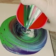 thumbnail image 2 of Fiudx Liquidación de ofertas flash Vaso de vertido acrílico de 8 oz, vaso dividido para verter pintura con 4 canales, suministros para verter arte, 2 of 6