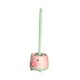 thumbnail image 1 of Juego de cepillos para inodoro con ventilación y ahorro de espacio para el baño. Rosa con Verde, 1 of 7