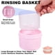 thumbnail image 5 of Estuche para Dentaduras Postizas, Vaso de Baño A Prueba de Fugas para Viajes, Recipiente para Remojar Dentaduras Postizas Completas y Parciales, Color Rosa., 5 of 5