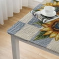 thumbnail image 4 of Square Tablecloth with Backing Square Table Cover Table Cloth Stain-Resistant Wipeable for Square Table, 4 of 7