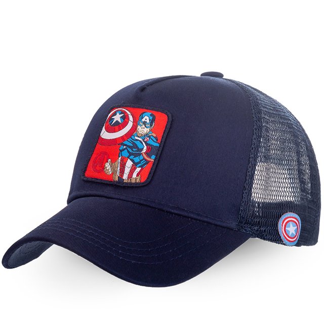 Disney-gorra de béisbol con estampado de Mickey Mouse para hombre y mujer, gorro ajustable de malla, estilo Hip Hop, informal, para verano Fivean unisex