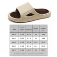 thumbnail image 2 of Zapatillas de baño para hombre con acupresión y masaje para interiores y exteriores (Caqui 44-45), 2 of 8