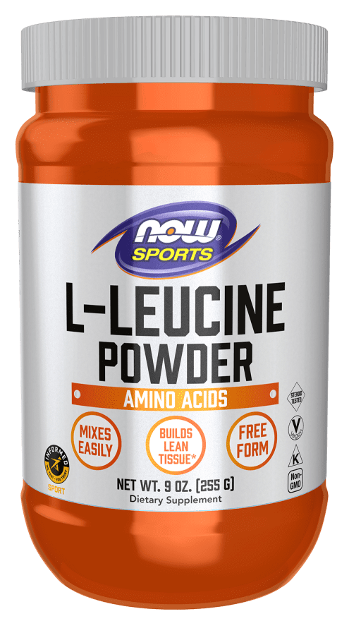 NOW Foods - NOW Sports L-Leucine Amino Acid Powder - 9 oz.
