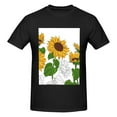 thumbnail image 4 of Bingfone Plump Sunflower And Sketch Men'S Loose Fit Short-Sleeve Pocket T-Shirt, 4 of 7
