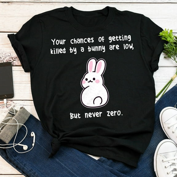 BandRole Rabbit Shirt, Women Men, Rabbit Lover Gift, Cute Bunny T-shirt, Pet T-shirt, White Rabbit, Rabbit Mom, Dad, Gift For Him, Her, Easter