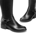 thumbnail image 4 of DREAM PAIRS Boots For Women Knee High, Comfortable Pull On Side Zipper Buckle Riding Boots, 4 of 8