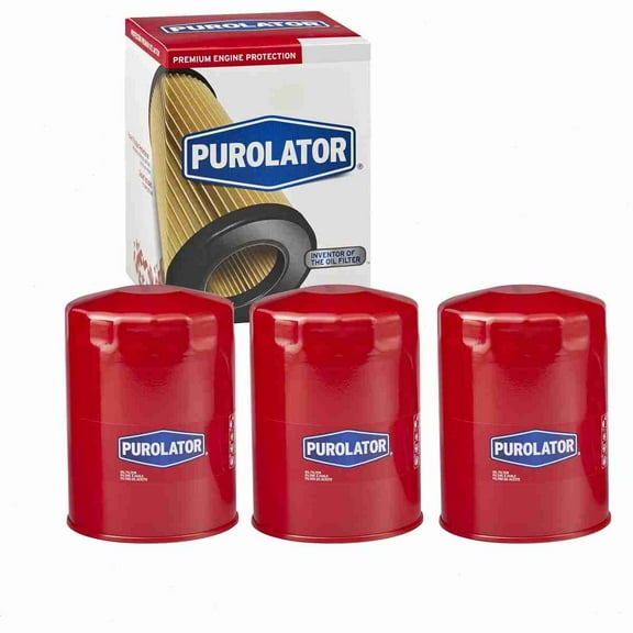 3 pc Purolator L30001 Engine Oil Filters for 101 61515 Oil Change Lubricant Filters Fits select: 1975-1996 FORD F150, 1983-2001 FORD RANGER