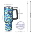 thumbnail image 5 of Camouflage 40oz Tumbler– Stainless Steel Insulated Tumbler with Handle and Straw, Large Capacity Travel Cup for Hot & Cold Drinks, 5 of 6
