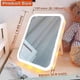 thumbnail image 2 of 2026 Rechargeable Portable Lamp LED Makeup Mirror Desktop Folding Portable Mirror Travel Vanity Looking Glass Light Fill Light, 2 of 5