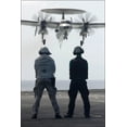 thumbnail image 1 of 24"x36" Gallery Poster, E-2C Hawkeye e-2,(VAW) 112, aircraft carrier USS John C. Stennis, 1 of 1
