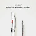 thumbnail image 2 of Rolling Pens Premium Bolígrafo Punta Fina (0.5mm) Tinta Negra Firma Recargable Kinbor  pluma, 2 of 6