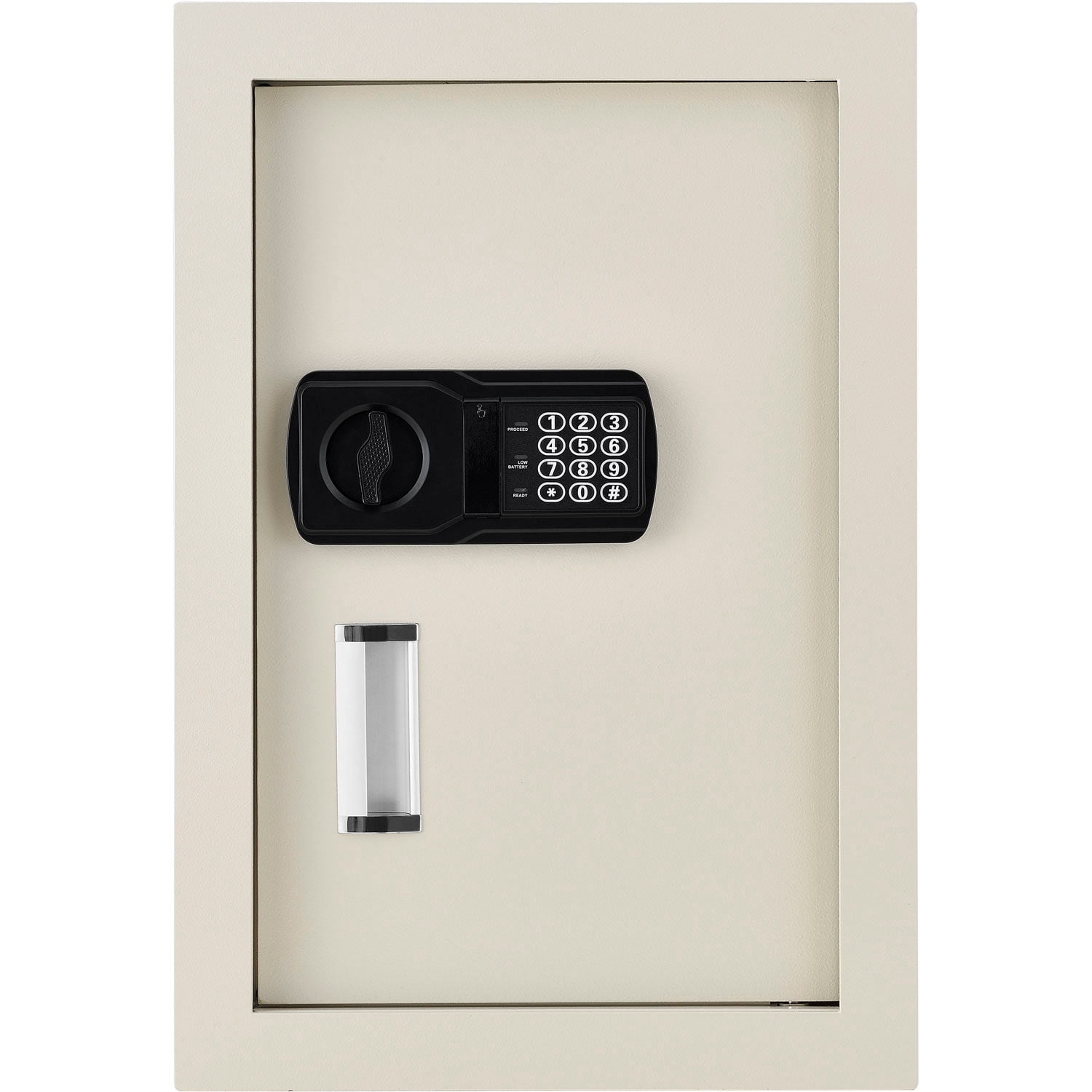 Global Industrial Residential Safes Expandable Depth Wall Safe - 15"W x 3-1/4"-6"D x 22-1/8"H