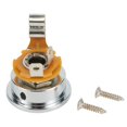 thumbnail image 4 of Electro Guitar Sockets Plate Holder Thickened Round Cup-shaped TL Electric Guitar Socket For Tele Electric Guitar Accessories, 4 of 10