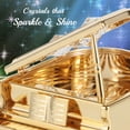 thumbnail image 2 of Matashi 24K Gold Plated Grand Piano Ornament – Valentine’s Day Gift for Her, Wife – Home Decorative Tabletop Showpiece, 2 of 7
