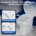 thumbnail image 4 of Asiento de inodoro calefaccionado Clirass alargado con 3 niveles de temperatura y luz nocturna, 4 of 7