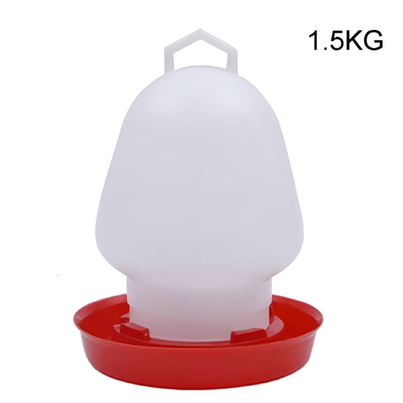 ACDANC Chicken Waterer Automatic Poultry Water Feeder with Handle 3 Sizes Hanging Waterer for Geese Duck Chick