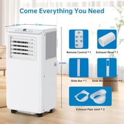 Garvee 8000 BTU Air Conditioner, Cooling 350 Sq.Ft, White