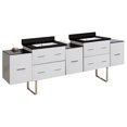 thumbnail image 1 of Imaginations Américaines 88.5 pouces W Vanity Set Blanc, 1 of 1