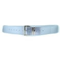 thumbnail image 4 of Women Fashion Belt Hip Waist Shiny Silver Faux Leather Gold Metal Buckle Plus Size, 4 of 9