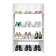 thumbnail image 3 of Zimtown 4-Tier Wood Plastic Storage Organizer Shelf Bookcase Display Rack for Adults & Child, White, 3 of 7