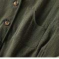 thumbnail image 6 of SAWOBUUN Women Vintage Button Down Vest Round Neck Sleeveless Casual Loose Slim Tops with Pocket, 6 of 8