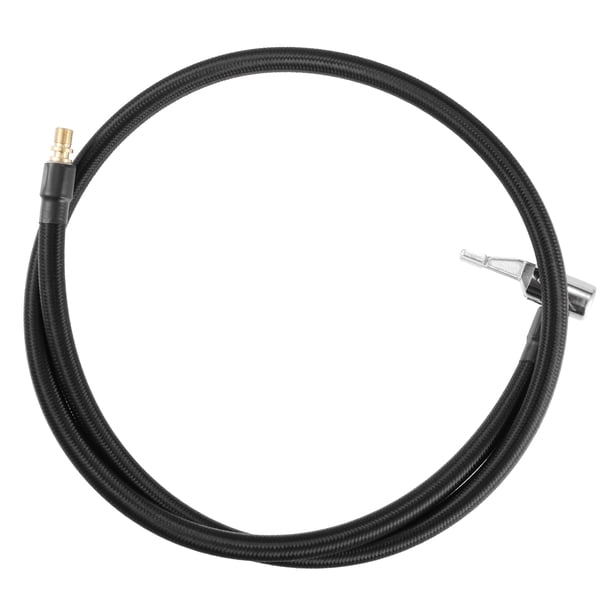 Neumático Inflador Manguera Adaptador Bloqueo Tubo Aire Válvula Mandril para Auto 100cm