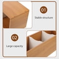thumbnail image 3 of LOLIPPYY Cd Organizer Wooden Rack with Space Saving Design for Home Multimedia Storage, 3 of 7