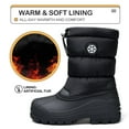 thumbnail image 2 of Bocca Boys Waterproof Snow Boots Black Slip Resistant Winter Boots 3M, 2 of 6