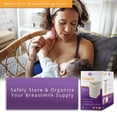 thumbnail image 2 of Organizador de almacenamiento de leche materna Milkies Freeze Fairhaven Health, 2 of 7